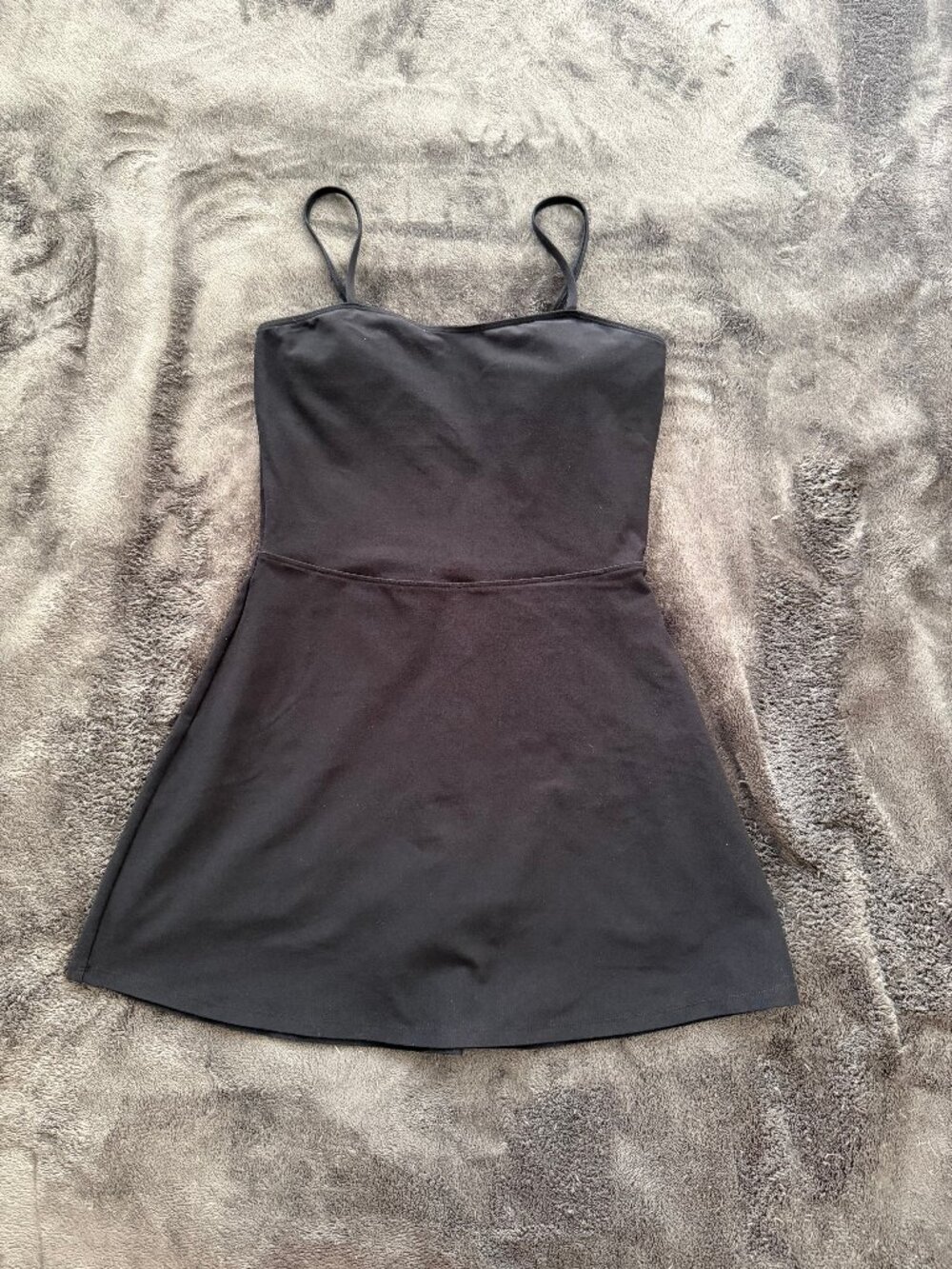 Alo Yoga Alosoft Courtside Tennis Dress - Black - Size M - Picture 7 of 8
